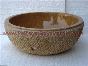 Best Popular Indus Gold (Inca Gold) Marble Sinks Basins