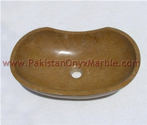 Best Popular Indus Gold (Inca Gold) Marble Sinks Basins