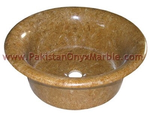 Best Popular Indus Gold (Inca Gold) Marble Sinks Basins