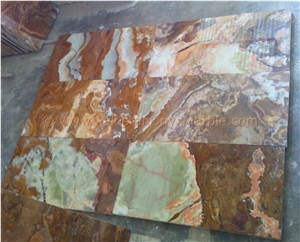 Best Price Avaliable Multi Brown/Golden Onyx Tiles Collection