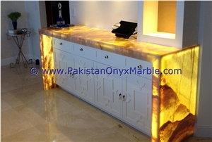 Best Professional Backlit Onyx Bar Tops