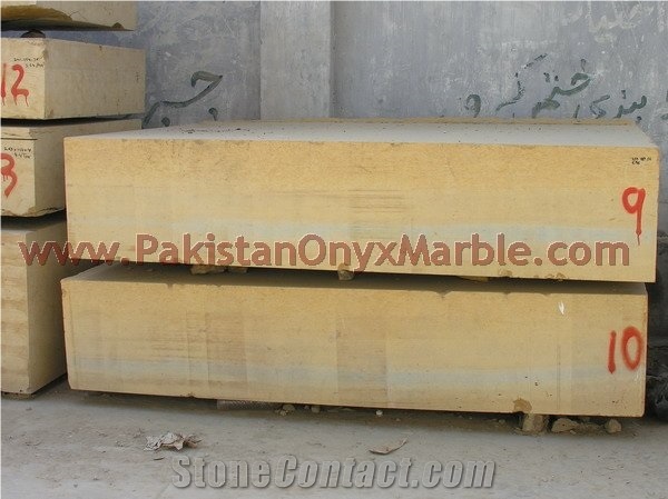 Export Quality Indus Gold Inca Gold Marble Monolama Blocks