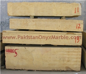 Export Quality Indus Gold Inca Gold Marble Monolama Blocks