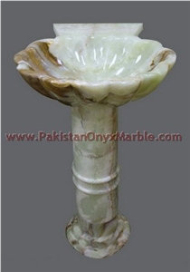 Export Quality Onyx Pedestals Sinks and Basins