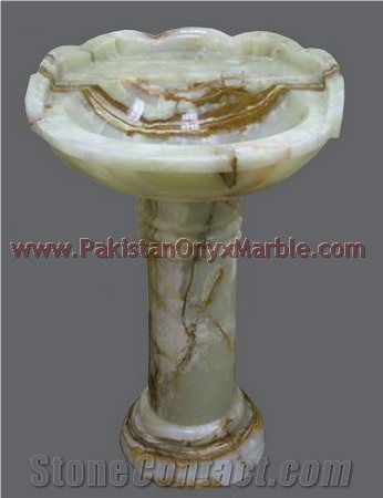 Export Quality Onyx Pedestals Sinks and Basins