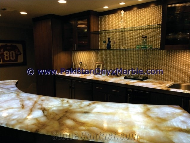 High Quality Kitchen Countertops Manufacturers Backlit Onyx Kitchen Countertops