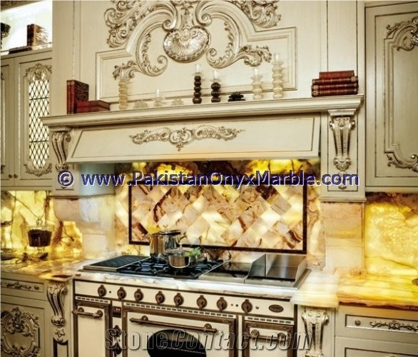 High Quality Kitchen Countertops Manufacturers Backlit Onyx Kitchen Countertops