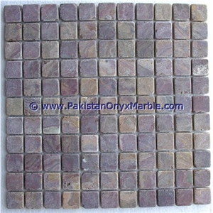 Hot Sell Multi Red Onyx Mosaic Tiles Collections