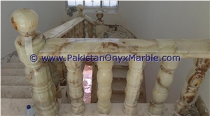 Indoor Decorative Onyx Balustrade Collection