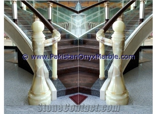 Indoor Decorative Onyx Balustrade Collection
