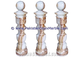 Indoor Decorative Onyx Balustrade Collection