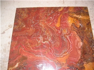 Latest Desgine Multi Red Onyx Tiles Collection