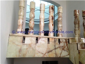 Luxury Colorfull Onyx Balustrade Collection