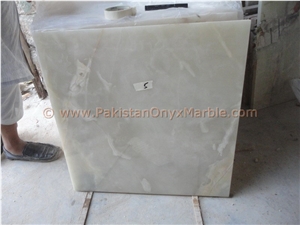 Modern Bright Pure White Onyx Tiles Collection