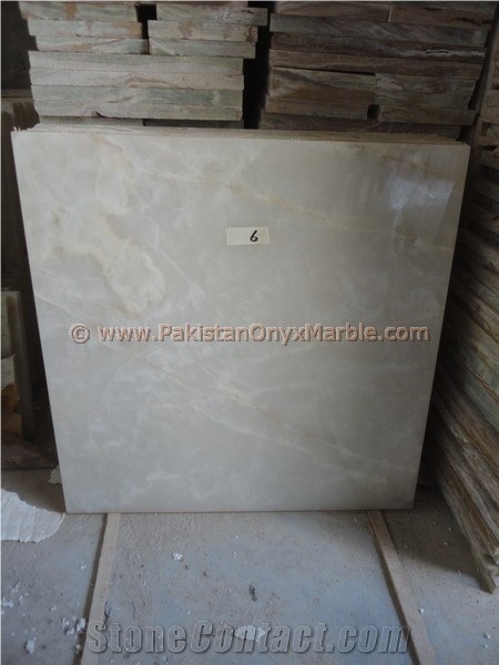 Modern Bright Pure White Onyx Tiles Collection