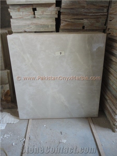 Modern Bright Pure White Onyx Tiles Collection