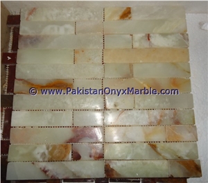 New Display Light Green Onyx Mosaic Tiles Collections New Display Light Green Onyx Mosaic Tiles Collections