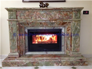 New Model 2017 Multi Green Onyx Fireplaces