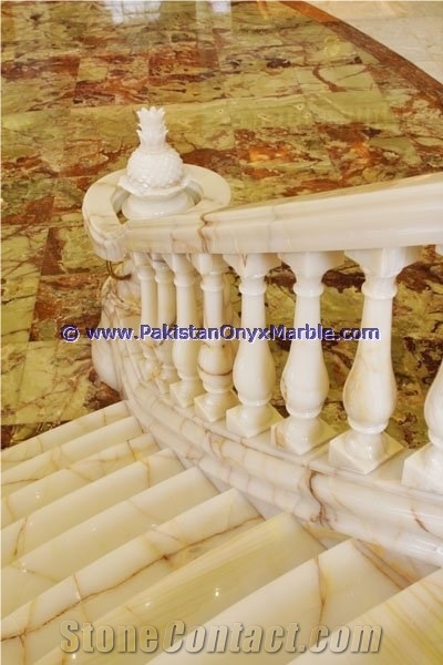 Pakistan Best Price Onyx Stair Steps, Onyx Treads and Risers Collection