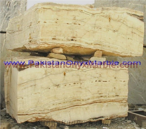 Pakistan Pure White Onyx Blocks
