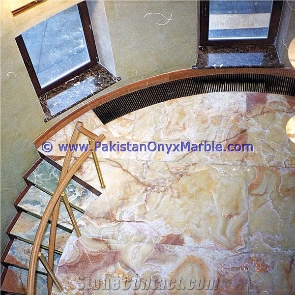 Pakistani Handemade Onyx Stair Steps, Onyx Treads and Risers Collection