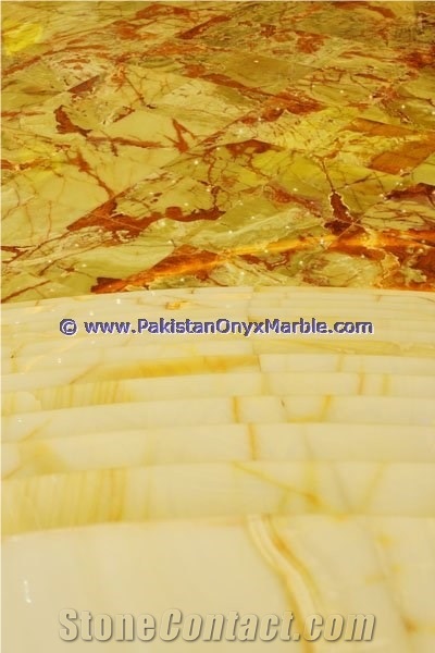 Pakistani Handemade Onyx Stair Steps, Onyx Treads and Risers Collection