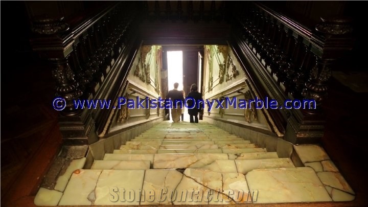Pakistani Handemade Onyx Stair Steps, Onyx Treads and Risers Collection