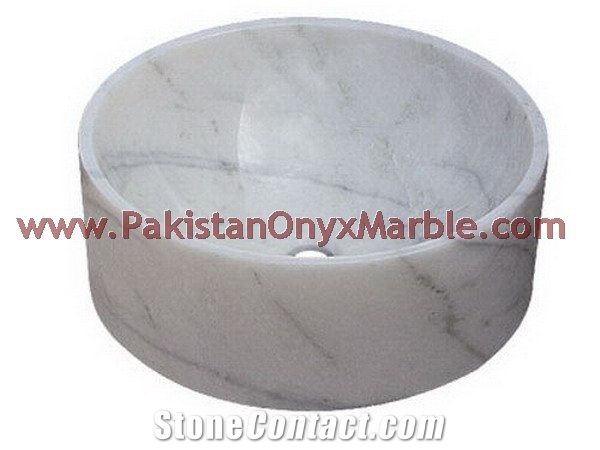 The Most Beatifull Ziarat White (Carrara White) Marble Sinks and Basins