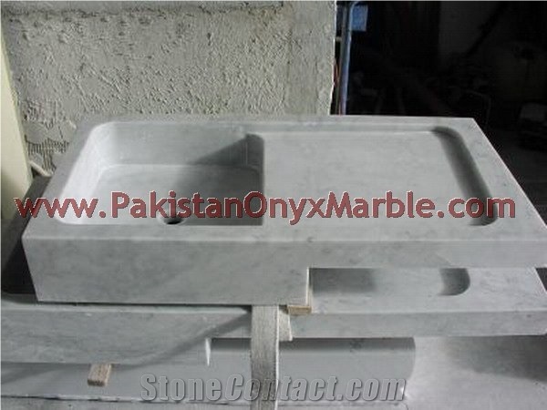 The Most Beatifull Ziarat White (Carrara White) Marble Sinks and Basins