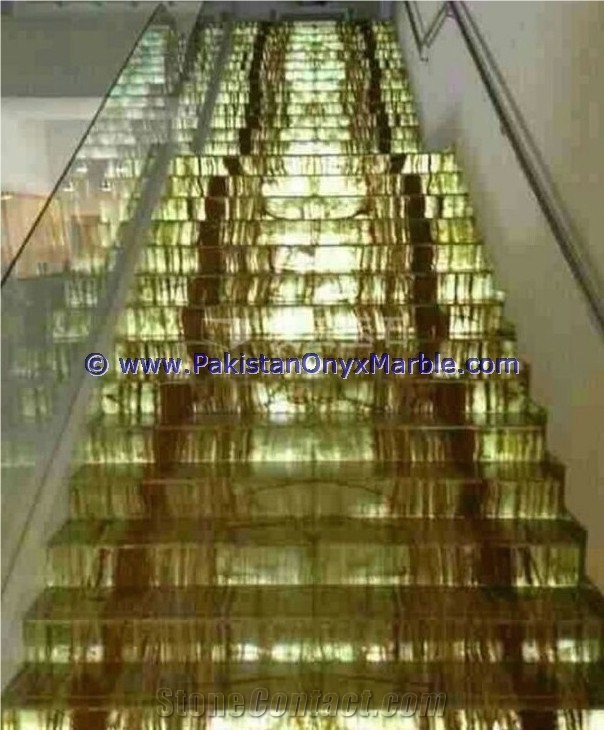 Top Quality Cheap Price Onyx Stair Steps, Onyx Treads and Risers Collection