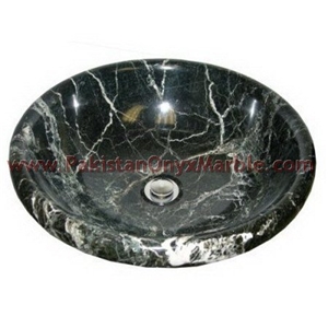Wholesale Hand Painted Black Zebra Marble Sinks and Basins Wholesale Hand Painted Black Zebra Marble Sinks and Basins