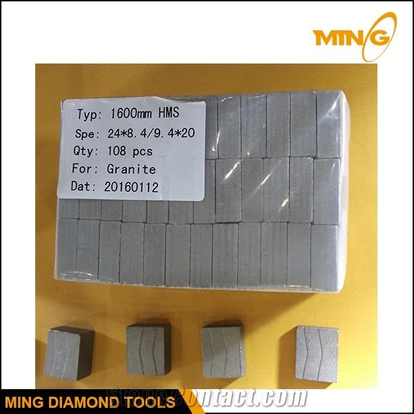 1600mm Granite Cutting Diamond Segments for Diamond Disc Blade