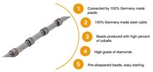 8.8mm 9.0mm Diamond Wire Saw for Granite