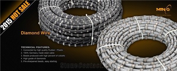 8.8mm 9.0mm Diamond Wire Saw for Granite