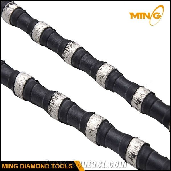 High Quality Sintered Beads 11.5mm Diamond Quarry Wire for Granite