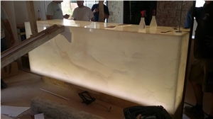 Translucent Onyx Bar Top