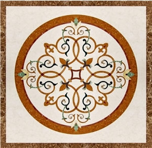 Square Marble Medallions Tiles Waterjet Medallions for Lobby Square Marble Medallions Tiles Waterjet Medallions for Lobby