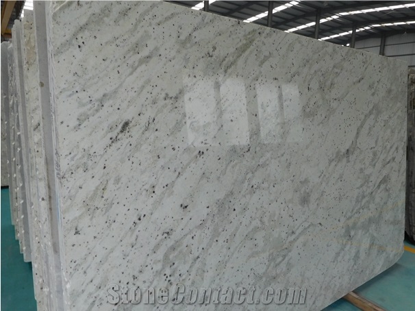 Andromeda White Granite Polished Big Slabs Sri Lanka