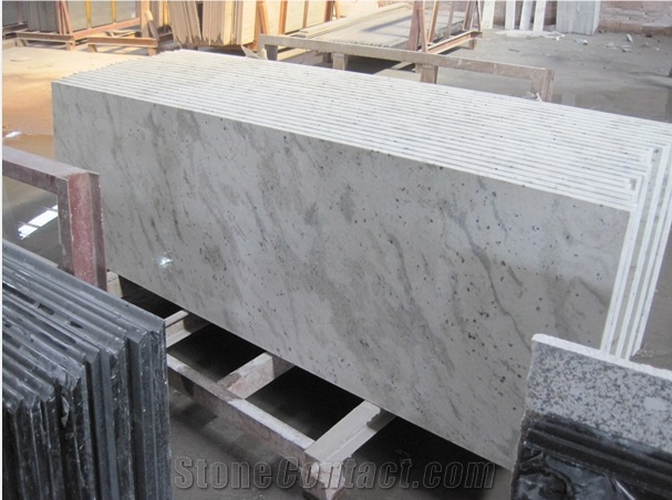 Andromeda White Granite Polished Kitchen Countertops Sri Lanka