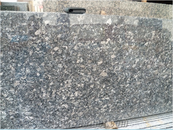 Brown Pearl Granite Polished Half Slabs, Norway Blue Granite