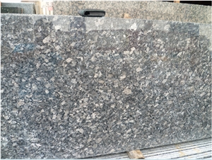 Brown Pearl Granite Polished Half Slabs, Norway Blue Granite