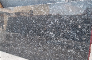 Brown Pearl Granite Polished Half Slabs, Norway Blue Granite