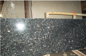 Brown Pearl Granite Polished Half Slabs, Norway Blue Granite