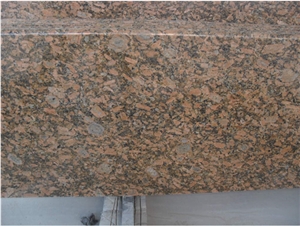 Giallo Fiorito Granite Kitchen Countertop,Polished,Full Bullnose