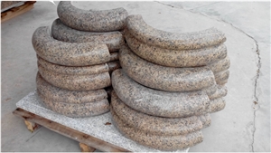 Gold Mary Granite Colunm Bases