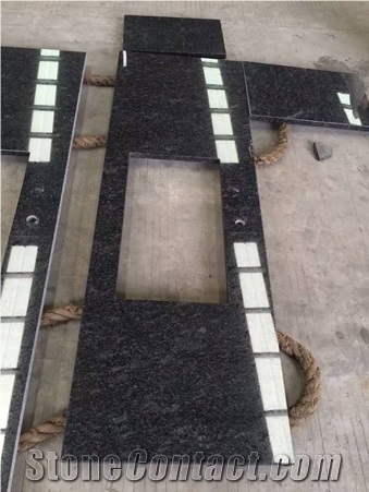 Iron Grey Granite Polished Kitchen Countertop