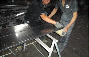 Mongolia Black Countertops, Black Granite Kitchen Countertops,Polished