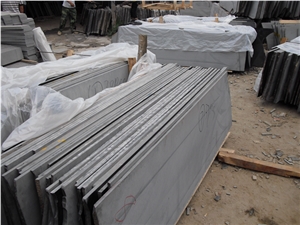 Mongolia Black Half Slabs, Black Granite Wall/Floor Covering,Polished