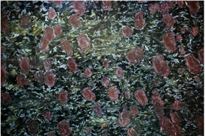 Night Rose Granite Polished Big Slabs, China Black Granite