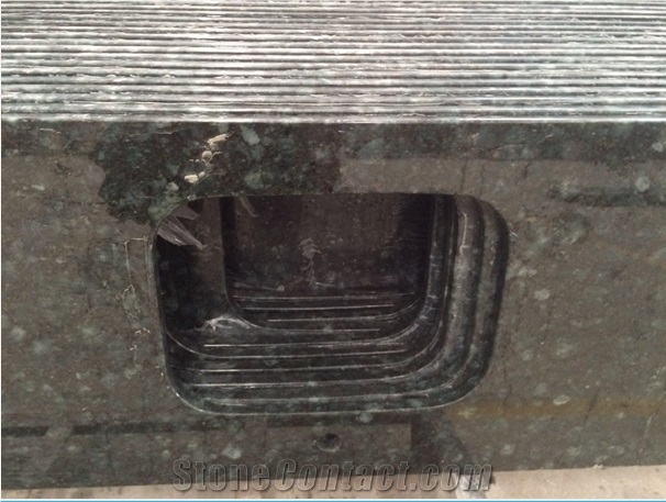 Peacock Green Granite Countertops, Kitchen Worktops,Polished